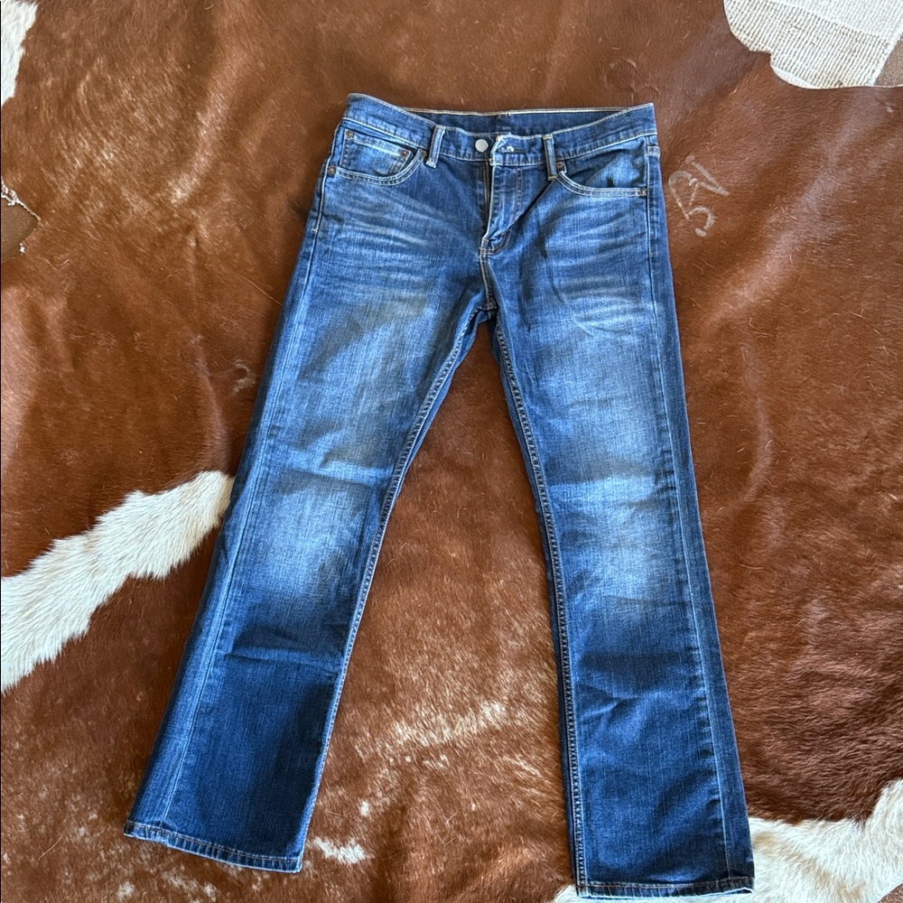 Levi's Men's Straight Blue Denim Jeans